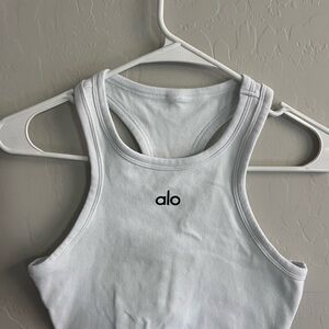 Alo White Tank Top